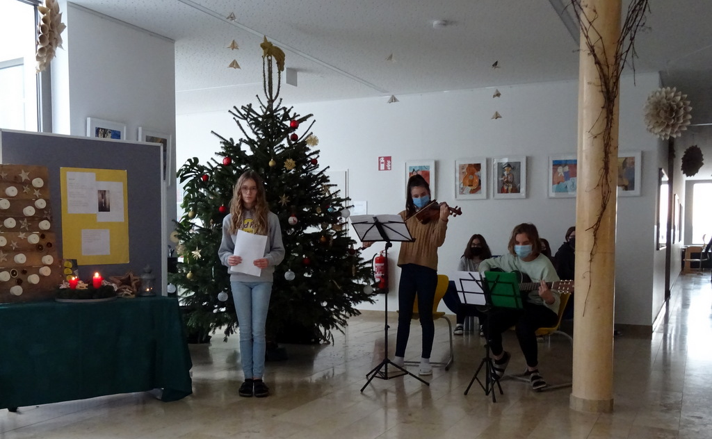 Weihnachtsfeier in der Klosterschule