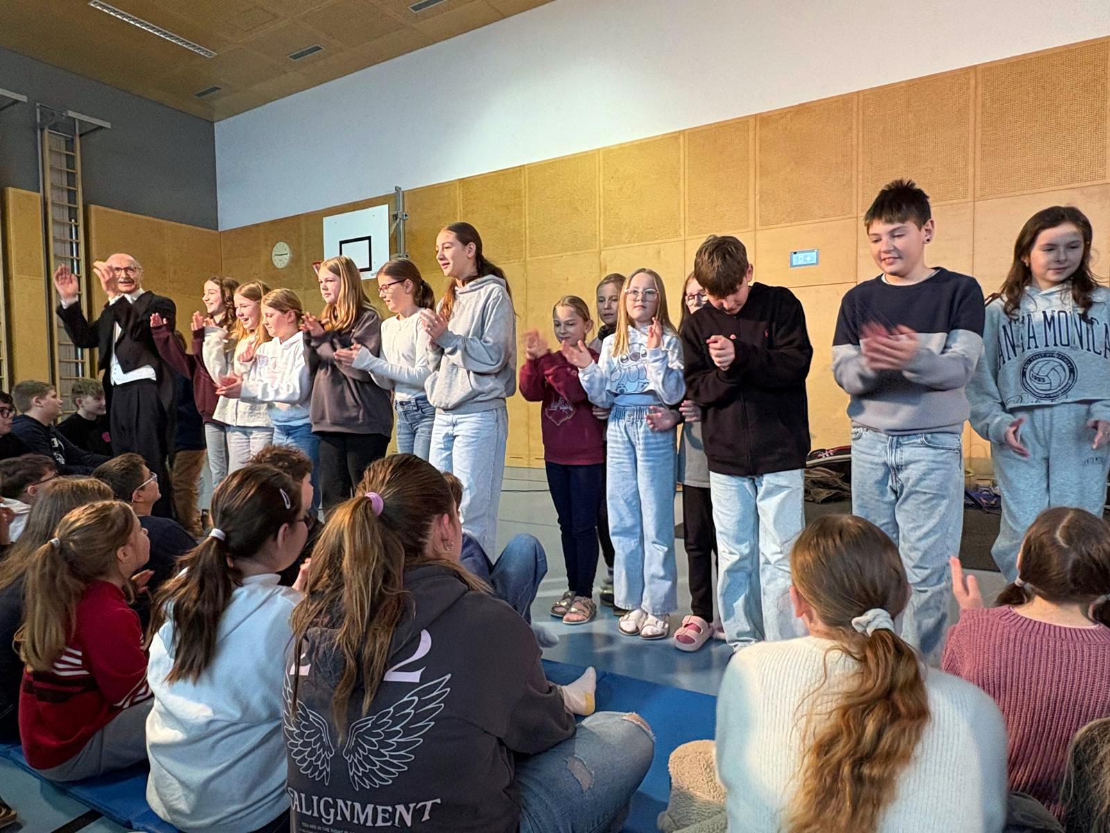 Mitmachkonzert an der Klosterschule Neusiedl am See 1.u.2. Klassen
