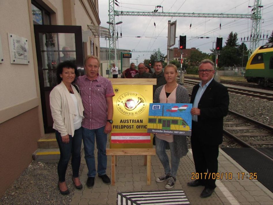 Sieger beim Zeichenwettbewerb der Neusiedler Seebahn