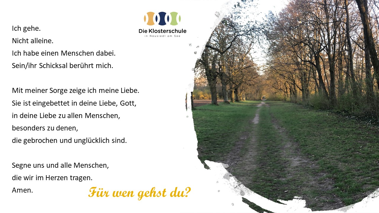 Wallfahrt: "Für wen gehst du?"