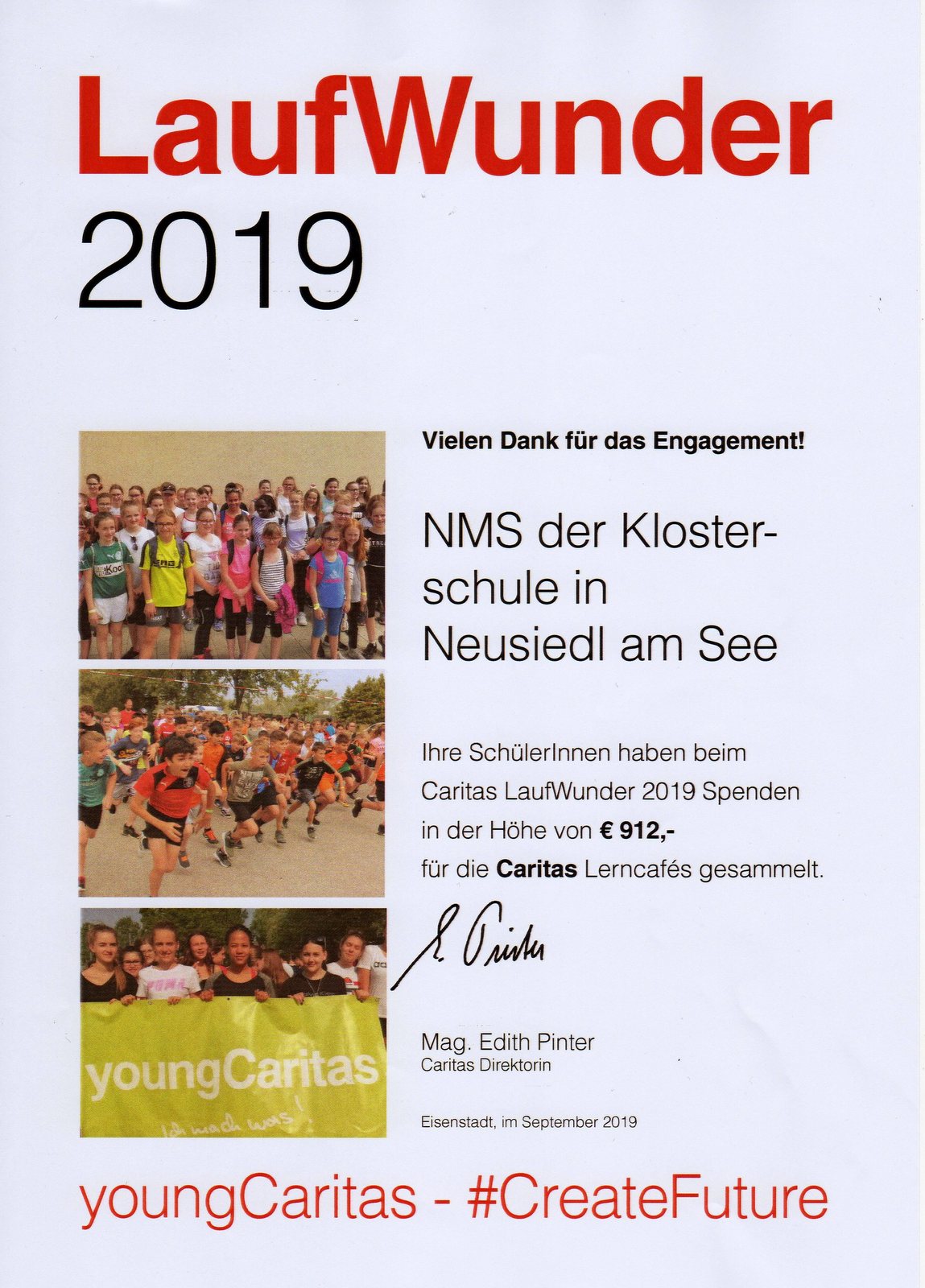 Caritas Laufwunder